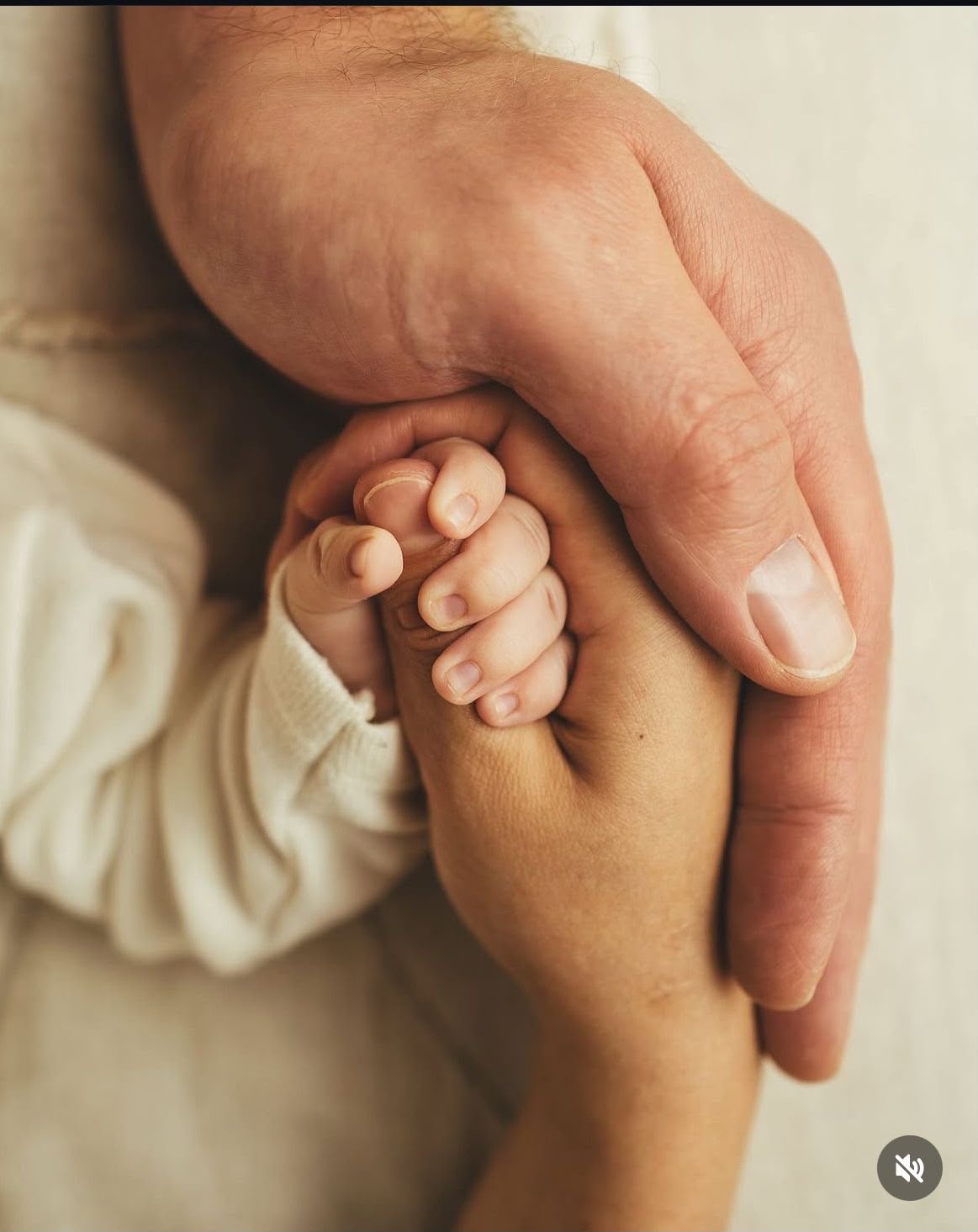 Baby with white flower